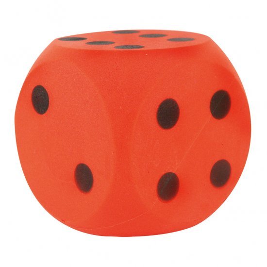 Dobbelsteen Soft Rood 16 cm - Speelgoed - Basic- 4.50€ bij Bobby &amp; Caro