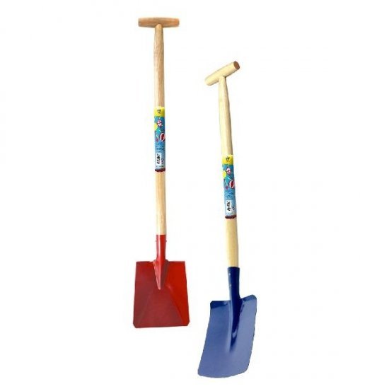 Grote Schep Bats Hout/Metaal 89cm Assorti - Strandsets / Emmersets - Basic- 6.49€ bij Bobby &amp; Caro