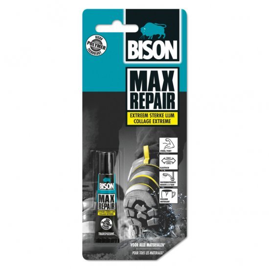 Bison Max Flexibele Repairlijm - Huishouden - Bison- 6.49€ bij Bobby &amp; Caro