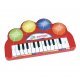 Bontempi Magic Light Keyboard 22 Toetsen + 4 Drumpads - Muziek - Bontempi- 15.69€ bij Bobby &amp; Caro