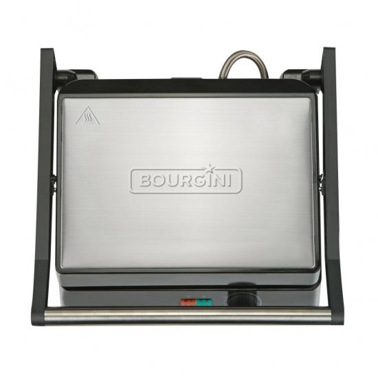 Bourgini Classic Contactgrill RVS/Zwart