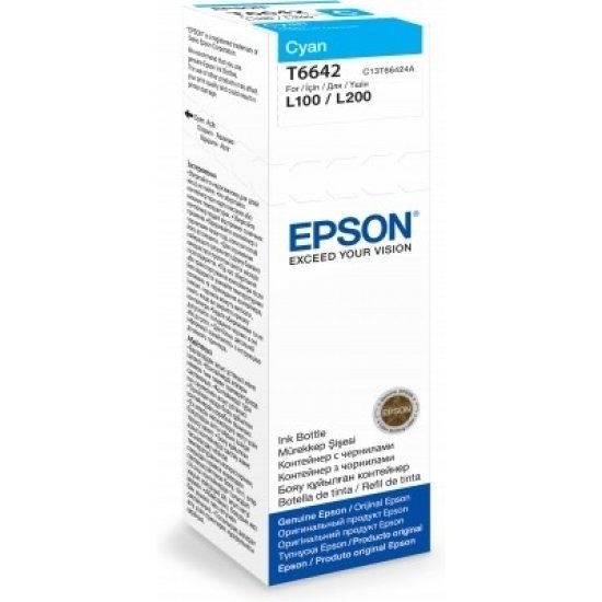 Epson T664240 Origineel Ecotank Blauw - Accessoires - Epson- 11.19€ bij Bobby &amp; Caro