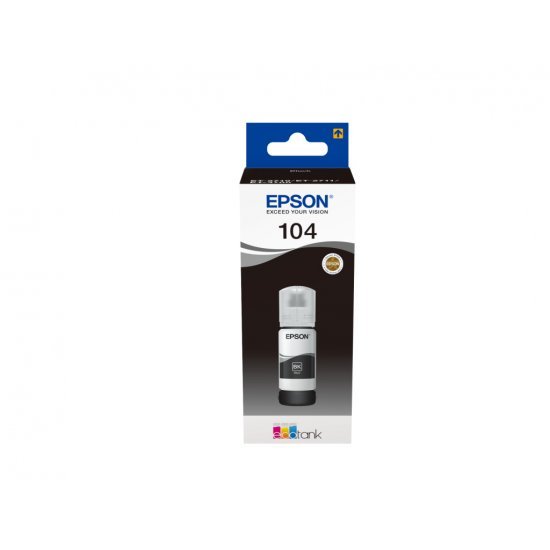 Epson Ecotank 104 Origineel Zwart - Accessoires - Epson- 12.55€ bij Bobby &amp; Caro