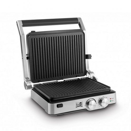 Fritel GR2285 Multifunctionele Grill RVS/Zwart - Huishouden - Fritel- 90.69€ bij Bobby &amp; Caro