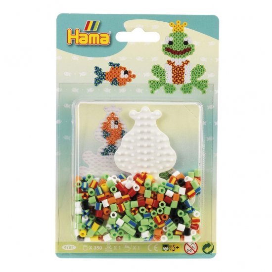 Hama Strijkkralen Kikker en Vis Set 350 Stuks - Strijkkralen - Hama Strijkkralen- 3.05€ bij Bobby &amp; Caro