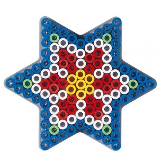 Hama Strijkkralen Grondplaat Maxi Ster - Strijkkralen - Hama Strijkkralen- 2.19€ bij Bobby &amp; Caro