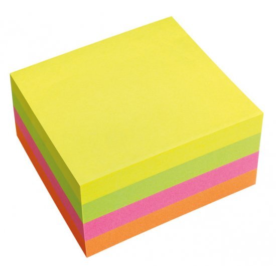 Info Notes IN-5654-39-PN Powernotes 75x75mm Ass. Briljant Blok A 320 Vel. - Memoblaadjes - Info Notes- 4.05€ bij Bobby &amp; Caro