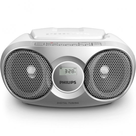 Philips AZ215S/12 Radio/CD-Speler Zilver - Soundmachines/Boomboxes - Philips- 49.95€ bij Bobby &amp; Caro