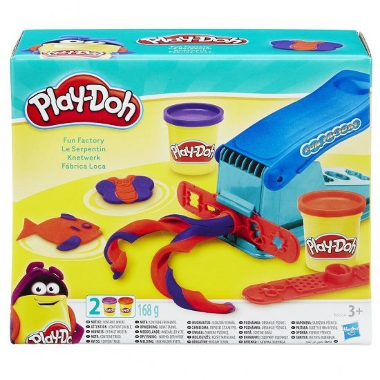 Play-Doh Fun Factory + 2 Potjes Klei - Kleien - Play-Doh- 12.15€ bij Bobby &amp; Caro