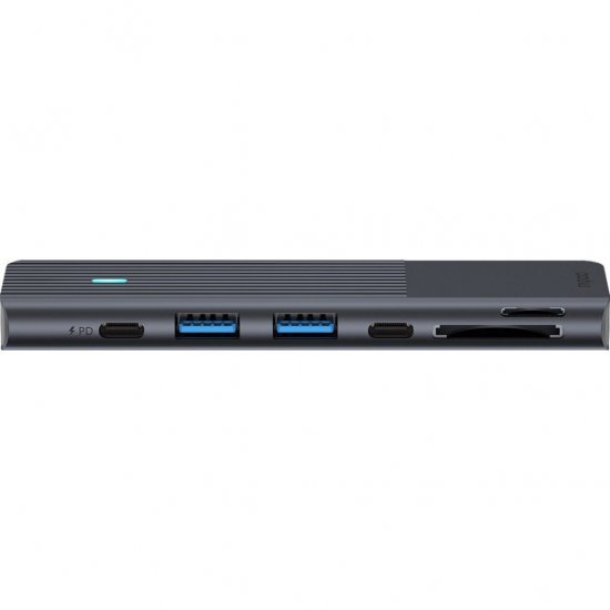 Rapoo 7in2 USB-C Multiport Adapter Zwart