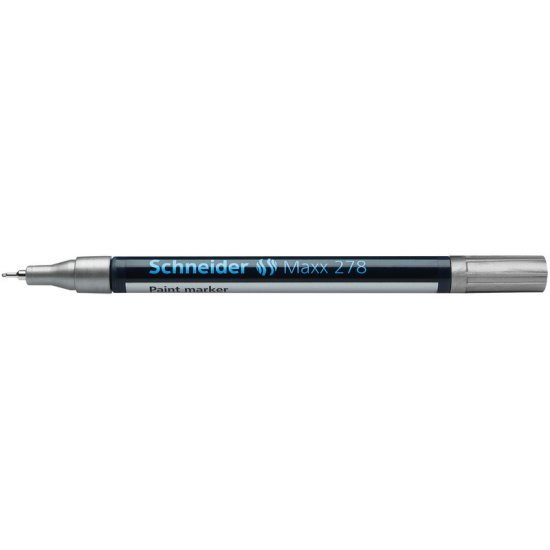 Schneider Lakmarker Maxx 278 0,8mm Zilver Doos 10 Stuks - Hobby en Knutselen - Schneider- 30.99€ bij Bobby &amp; Caro