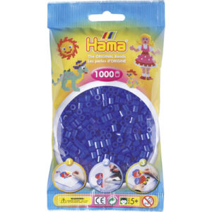 Hama Strijkkralen Hama 1000 Stuks Blauw Neon - Afbeelding 1