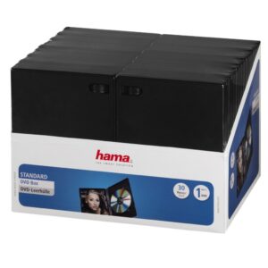 Hama Dvd-Box Black 30-Pack Red - Afbeelding 1