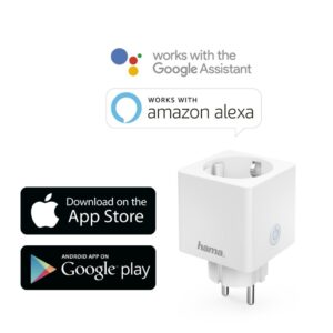 Hama Wifi-Stopcontact Klein Vierkant 3.680 W 16A Pak Van 3 - Afbeelding 3