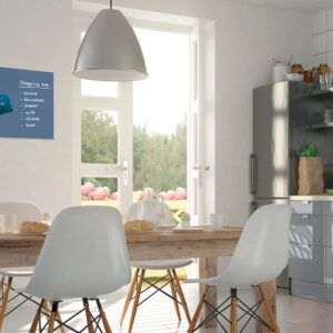 Sigel Si-B1207 Glasmagneetbord Be!Board Gepoederd Blauw 600X400X9Mm Incl. 2 Magneten - Afbeelding 3