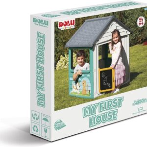 Dolu 2612 Speelhuis Mijn Eerste Speelhuis Wit/Blauw/Geel - Afbeelding 3